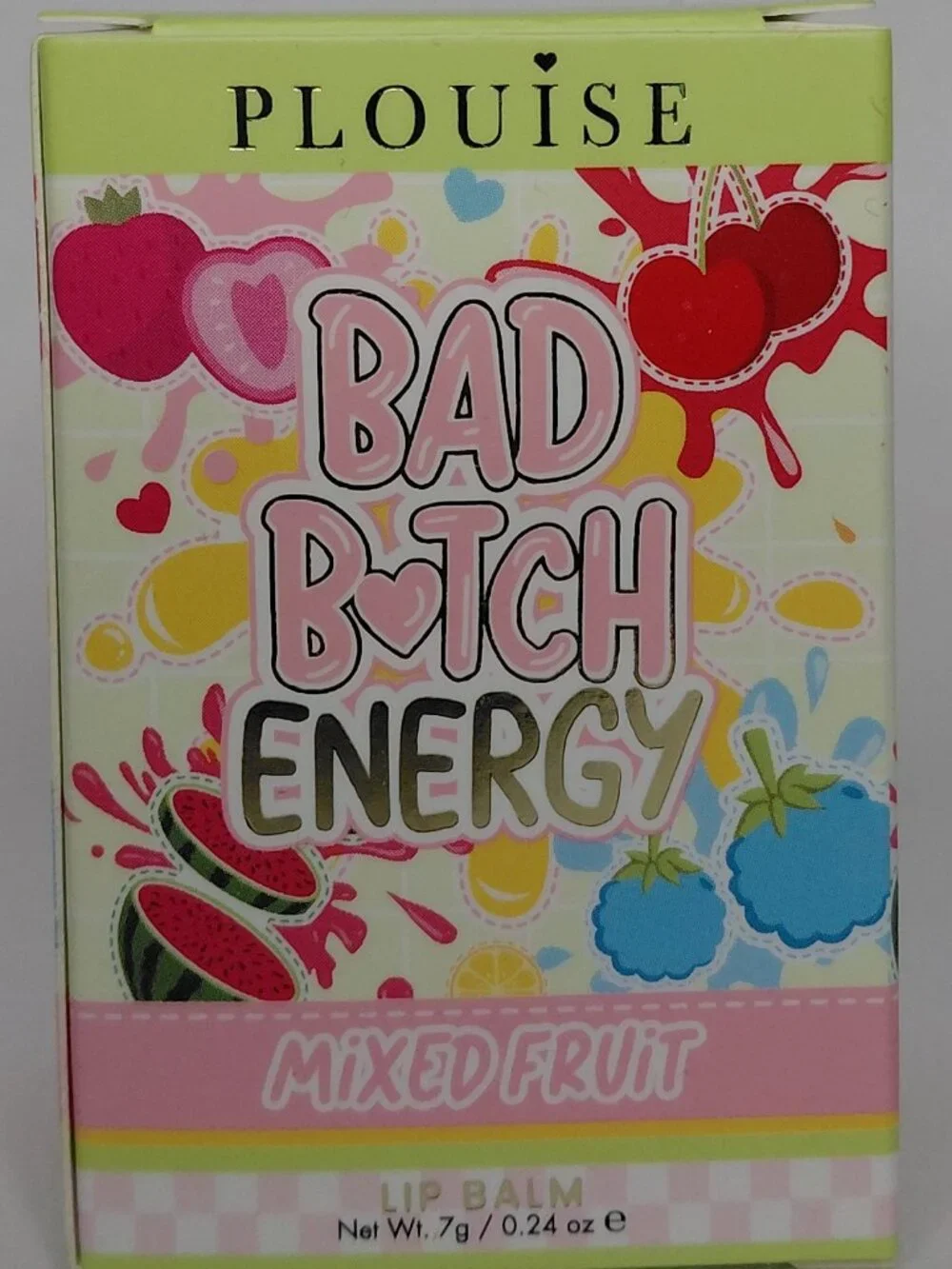 P.Louise - Bad B❤︎tch Energy Keychain Lip Balm - Mixed Fruit